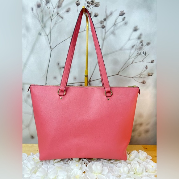 Coach Gallery Tote Shoulder Bag In Pink Taffy with Gold Accents - Picture 2 of 14